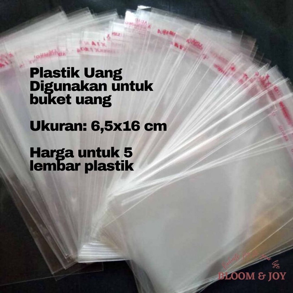 

Plastik Uang Tambahan Untuk Buket Kosong