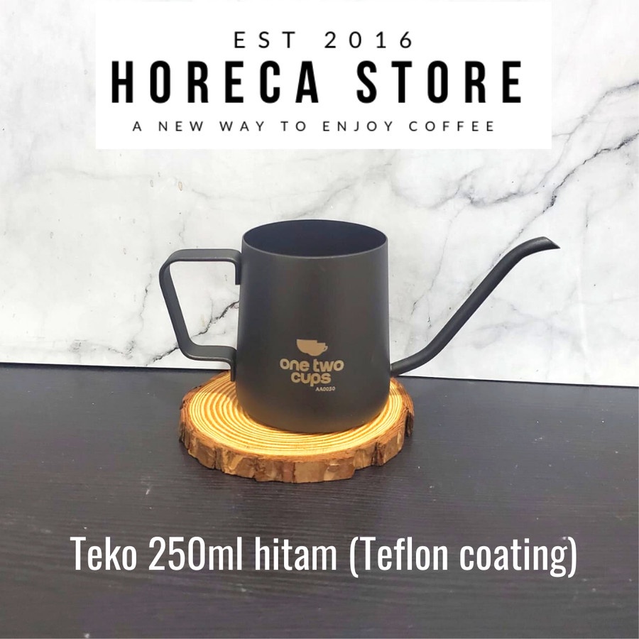 Teko leher angsa black kettle 250ml - Teko mini leher angsa