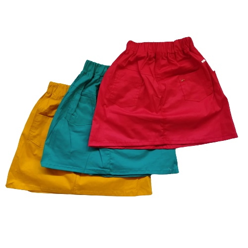 Rok anak LOL katun streach warna mustard 2-5 tahun