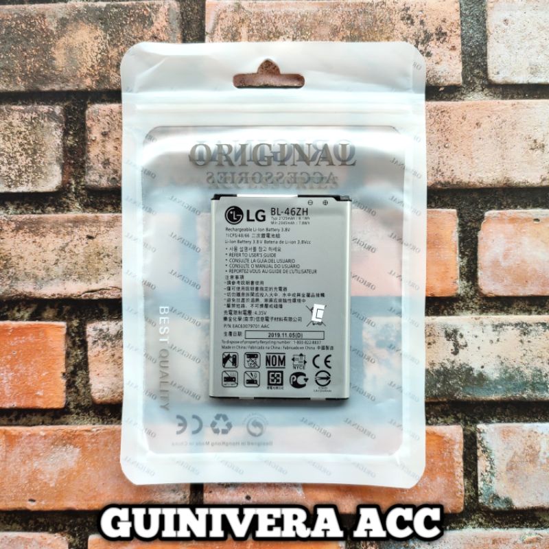 BATRE BATERAI LG K7 / LG K8 2016 BL-46ZH / K350K / K530N / K332 / BATTERY / LG BL46ZH BL-46ZH