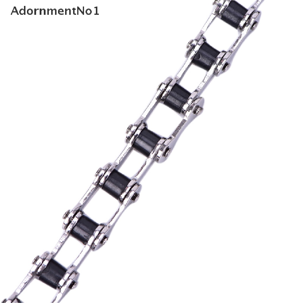 (AdornmentNo1) Gelang Tangan Rantai Stainless Steel Motif Motor + Sepeda Untuk Perhiasan Pria / Hadiah