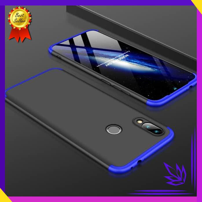 【ACC HP】 CASE OPPO A3S HARDCASE ORI GKK 360 FULL HITAM LIST MERAH