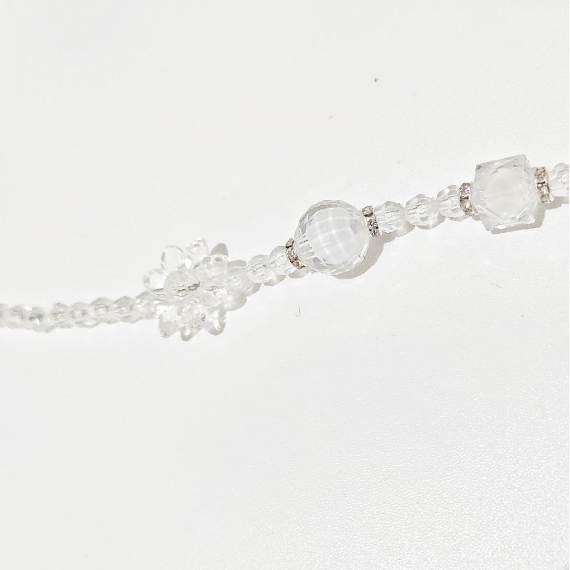 Kalung Gantungan Masker Strap Mask Flower Crystal Acrilic Premium Series Luxury Diamond Hanging