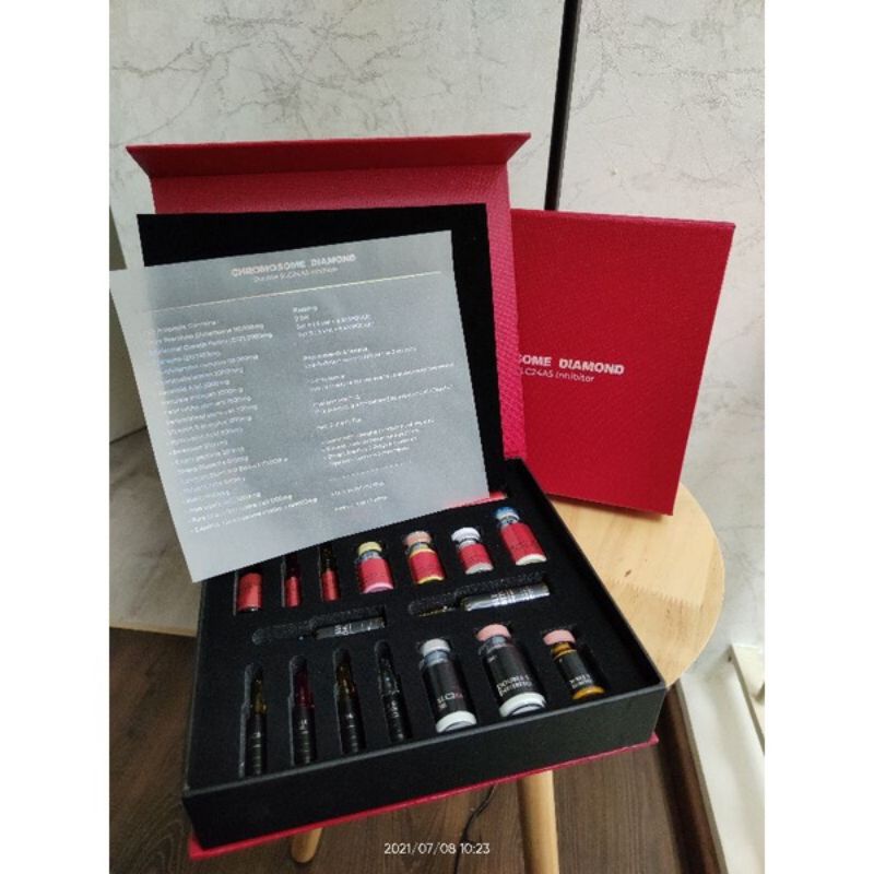 chromosome diamond double SLC24A5 inhibutor (free set alat infus)