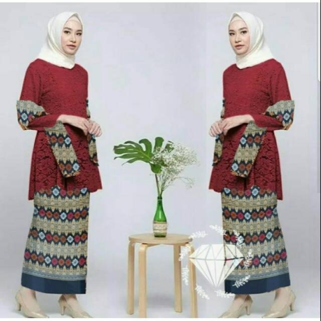 SET KEBAYA SELENDANG FATIMAH