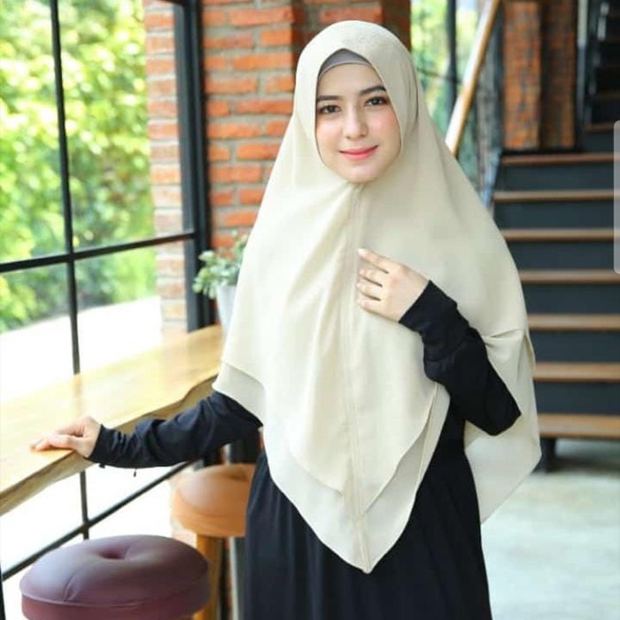 Khimar ceruti kerudung pet antem jilbab syari