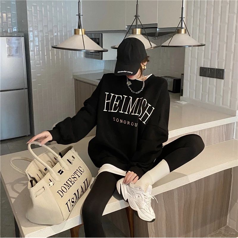 HEIMISH SWEATER UNISEX FLEECE TEBAL TERLARIS'