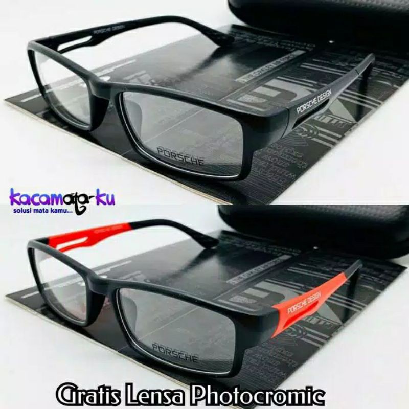 kacamata pria sporty porsche untuk plus
