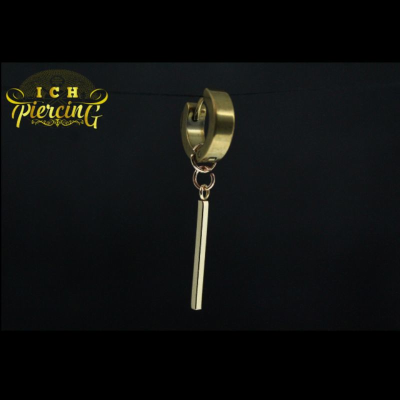 IP-B ANTING JEPIT DAN TINDIK ALA KOREA / ANTING KOREA BATANG KOTAK 1