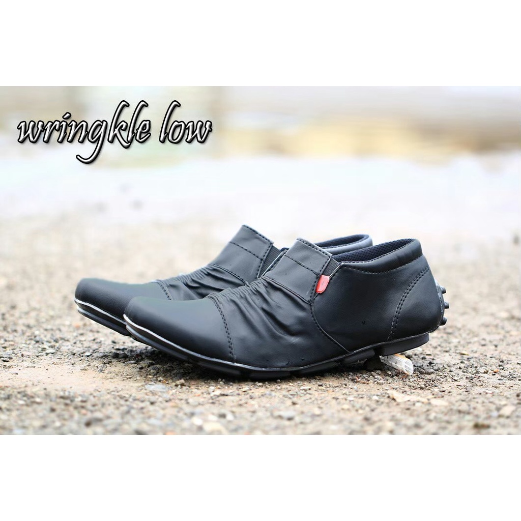 Sepatu Kickers Casual Formal Santai Kantor Kuliah Kerja Dinas Pantofel Vantopel PDH PDL Dishub Polri