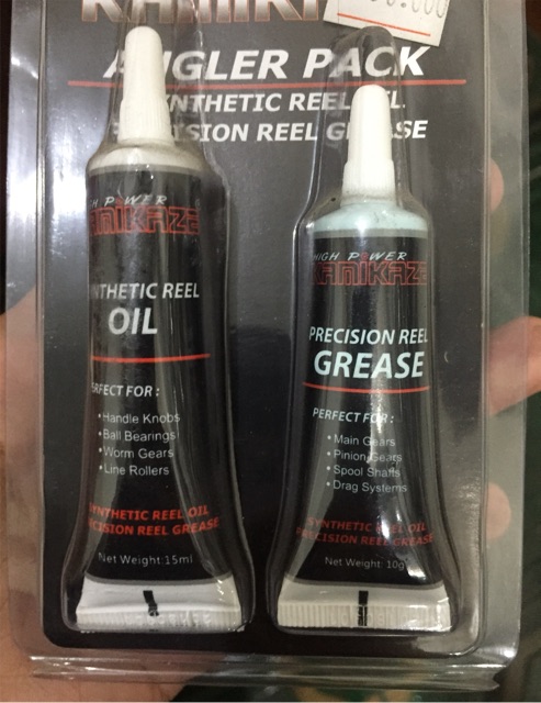 Paket pelumas/Grease + oil Reel Pancing Kamikaze