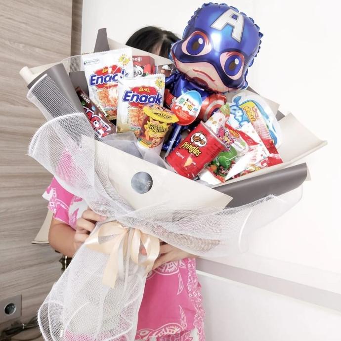 

Buket Snack Ulang Tahun Anak Premium/Buoquet Kado Snack Cemilan Anak Terlaris!!! R33B