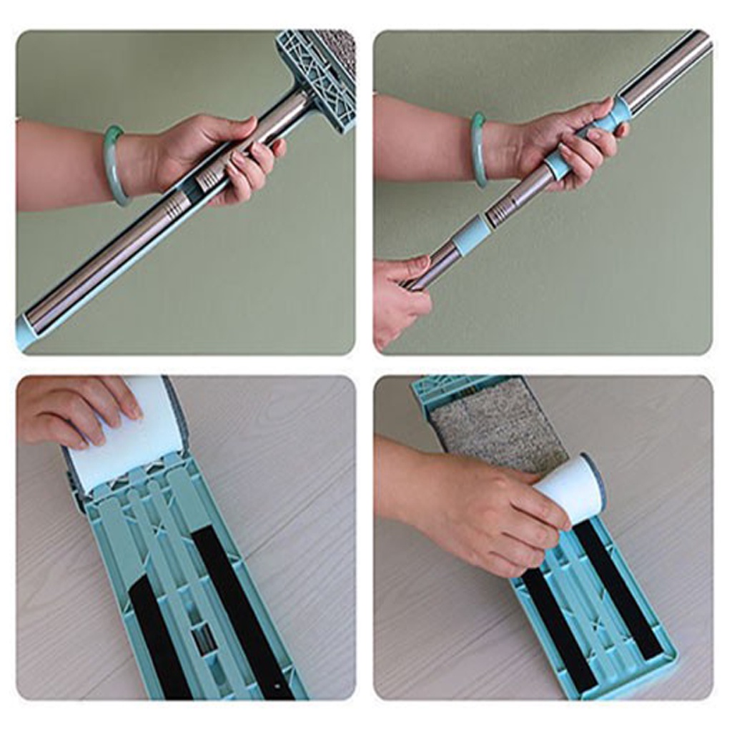 ❤️GTB❤️ Standing Mop Microfiber Alat Pel Lantai Warna Hijau Dapat Berdiri Microfiber Berputar 360 Derajat / Standing Microfiber Mop Alat Pel Lantai Datar Pengering Praktis Dan Dapat Berdiri Warna Hijau R833