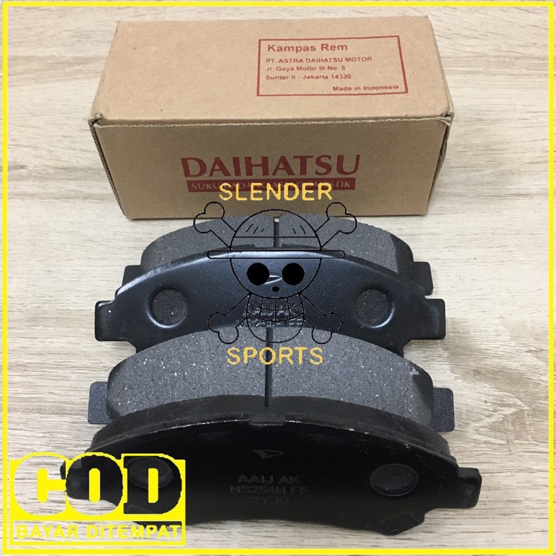 BRAKE PAD GRAND MAX KAMPAS REM DEPAN SET DAIHATSU GRANDMAX LUXIO REM CAKRAM GRAND MAX