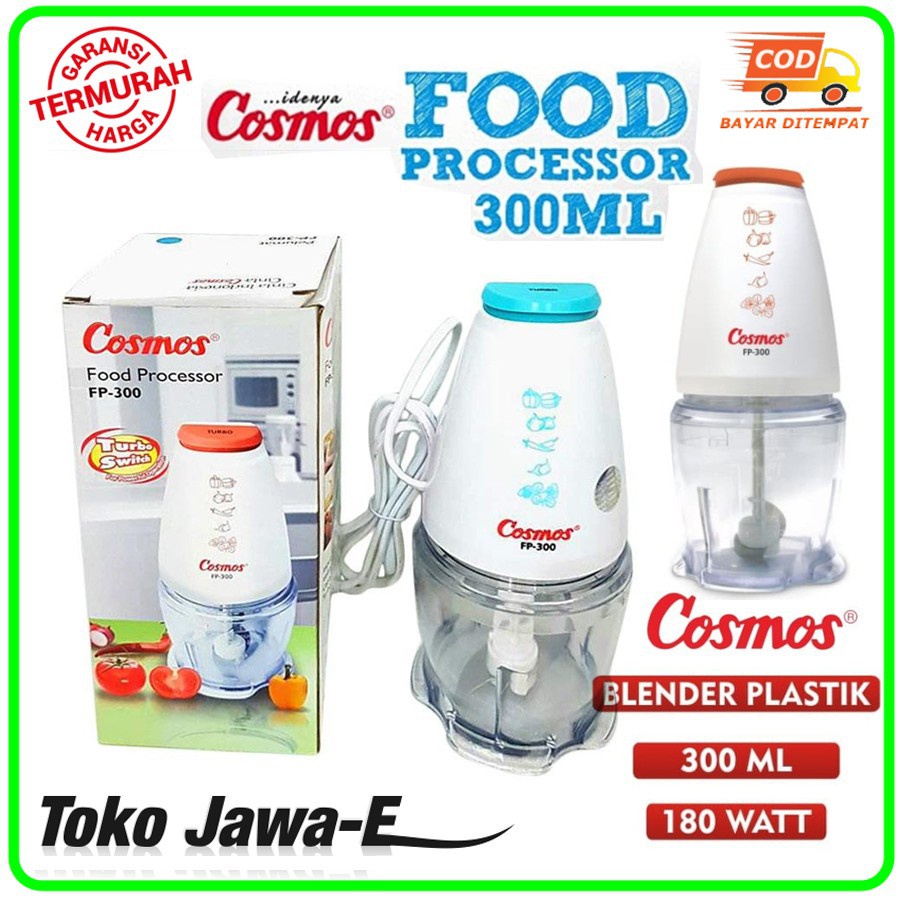 CHOPPER COSMOS FP 300 Food Processor/Cosmos Chopper Penggiling Daging 300 ML