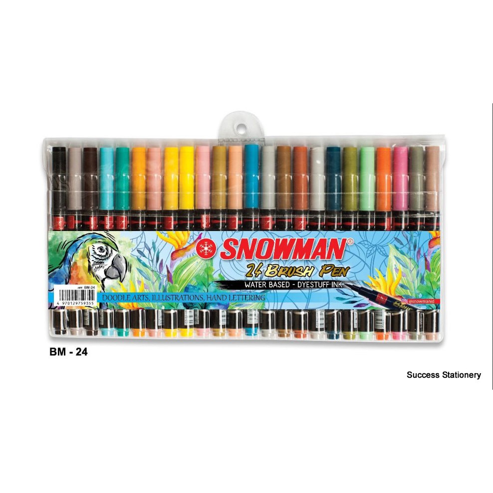 

SNOWMAN BRUSH PEN 24W BM 24