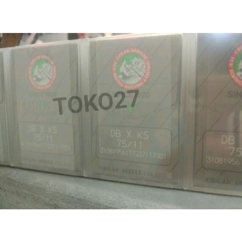 JARUM ORGAN ORI DB X K5 75/11 JARUM BORDIR