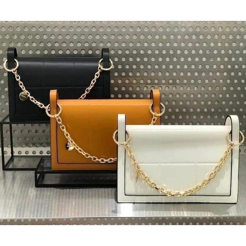 PEDRO Chain Detailed Top Handle Bag