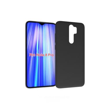 Softcase Xiao Mi Redmi Note 8 Note 8 Pro Note 9 9 Pro Slim Matte Case Hitam Black Case Lentur Lembut