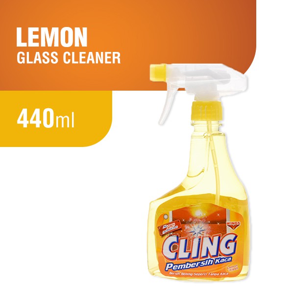 CLING Pembersih Kaca Kuning Botol 440 mL Shopee Indonesia