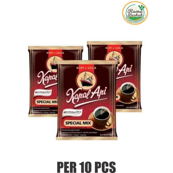 

Kopi kapal api special mix kopi + gula 25 grm