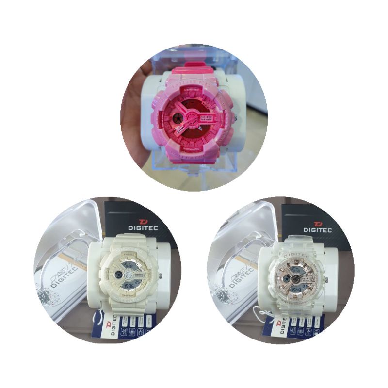 JAM TANGAN WANITA DIGITEC ORIGINAL 3020/3020 ORIGINAL WATER RESISTANT 10 BAR