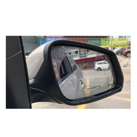 [PENGHILANG EMBUN] Sticker Oval Kaca Spion Rainproof Waterproof 2 PCS