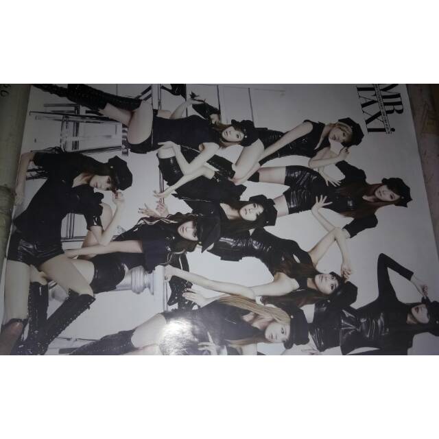SNSD GIRLS GENERATION MR.TAXI KOREA POSTER