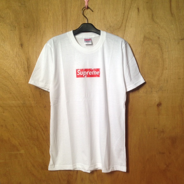 KAOS / TSHIRT / BAJU SKATE SUPREME LOGO BOX BRUSH PREMIUM