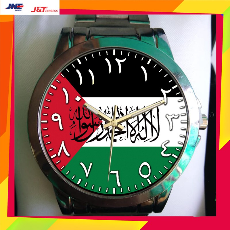 Jam Tangan Stainless Islami Tauhid Palestina