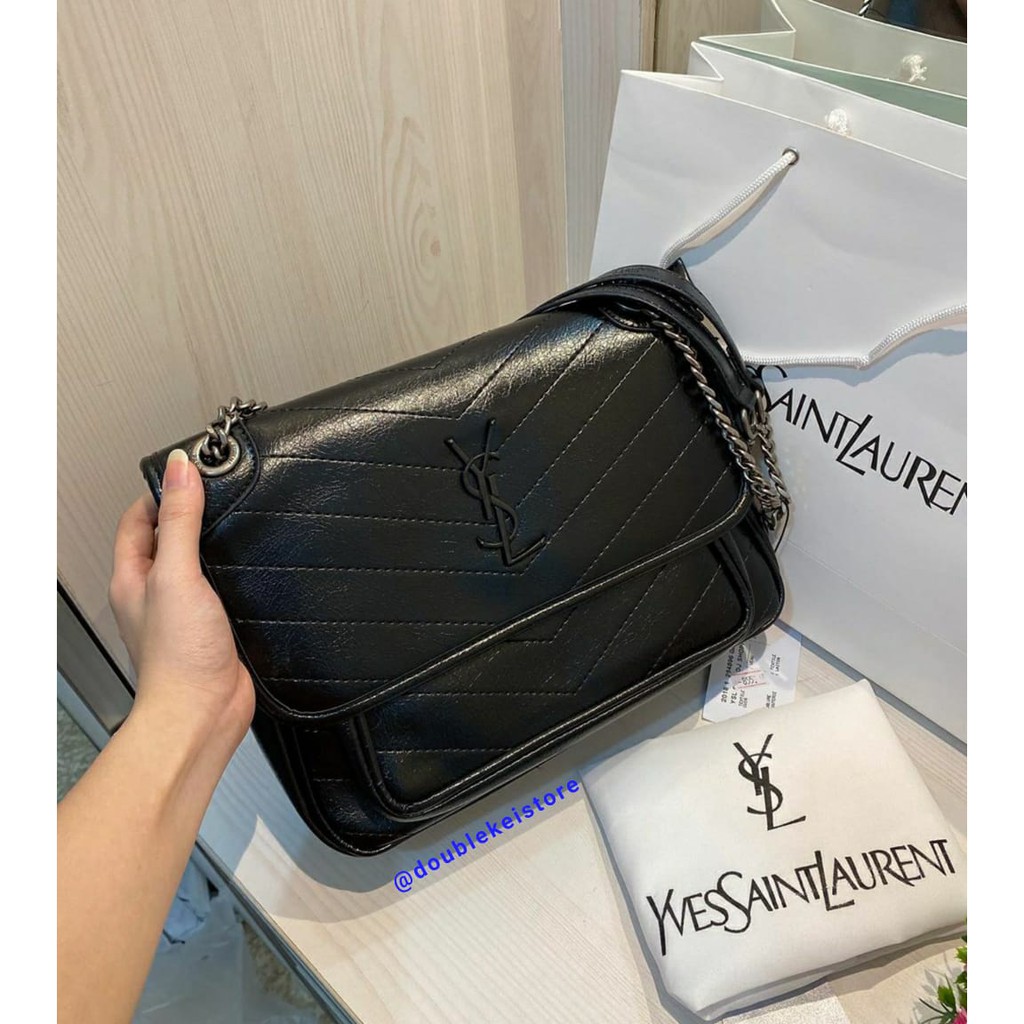 Tas Wanita YSL Niki Large Free Paperbag