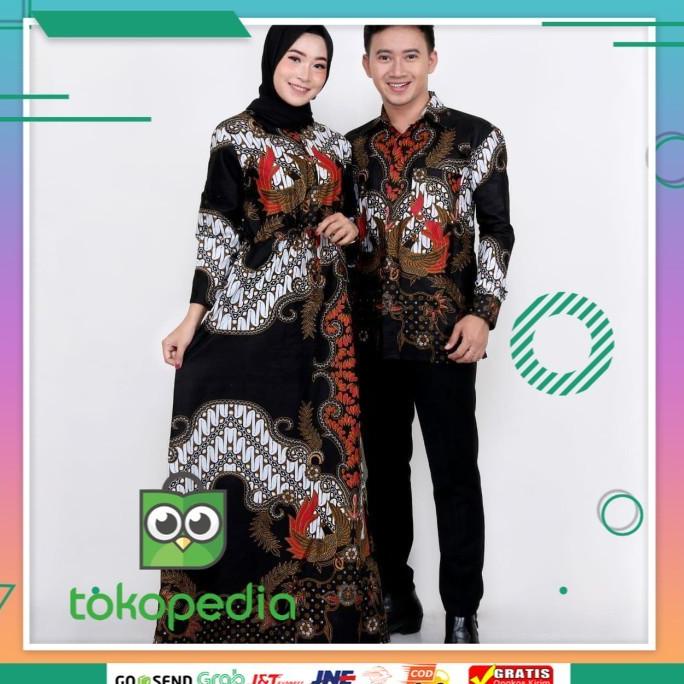 Gkdal7 Batik Gamis Kemeja Baju Muslimah Couple Remaja Baju Pria Wanita