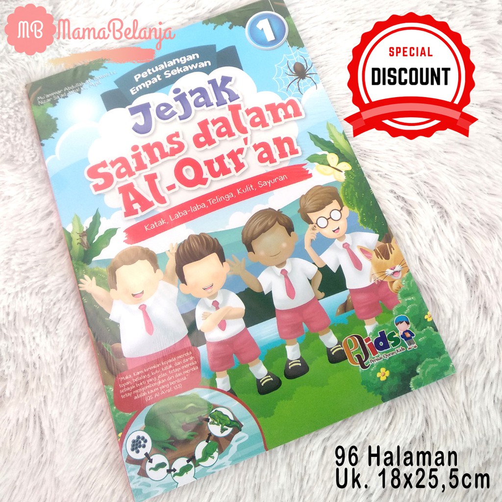 Jual Buku Anak Jejak Sains Dalam Alquran Jilid 1 - P Qids (Bacaan Aman ...