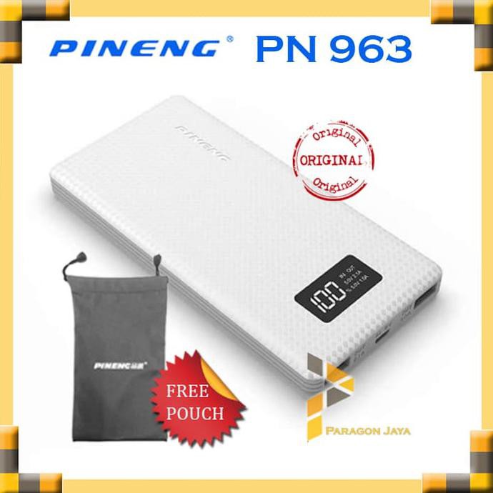 IBARUl Powerbank Pineng / Pineng Powerbank PN-963 10000 mAh Hitam ORIGINAL