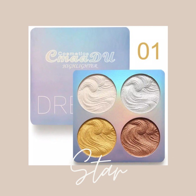 

highlighter profesional 4 warna / highlighter