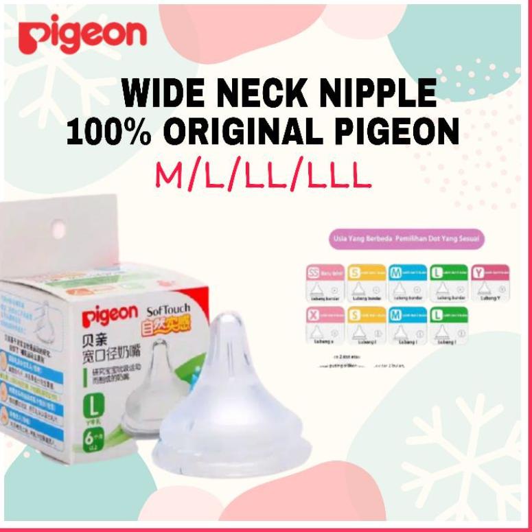 [PRODUK JZLY0] DOT PIGEON WIDE NECK ORIGINAL M,L,LL,LLL NGW