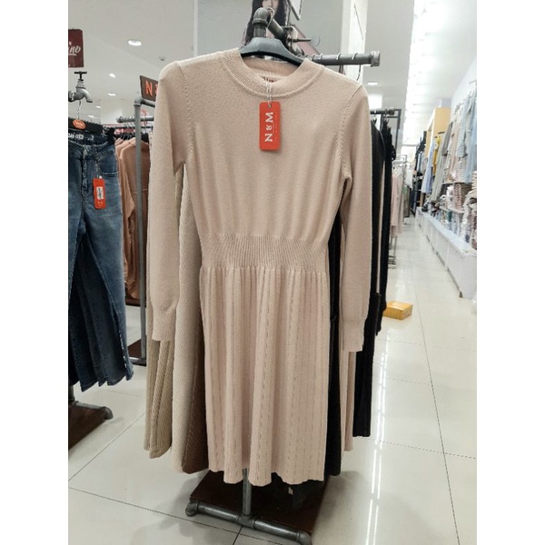 dress rajut novelmice novel mice coksu salem lepas hangtag