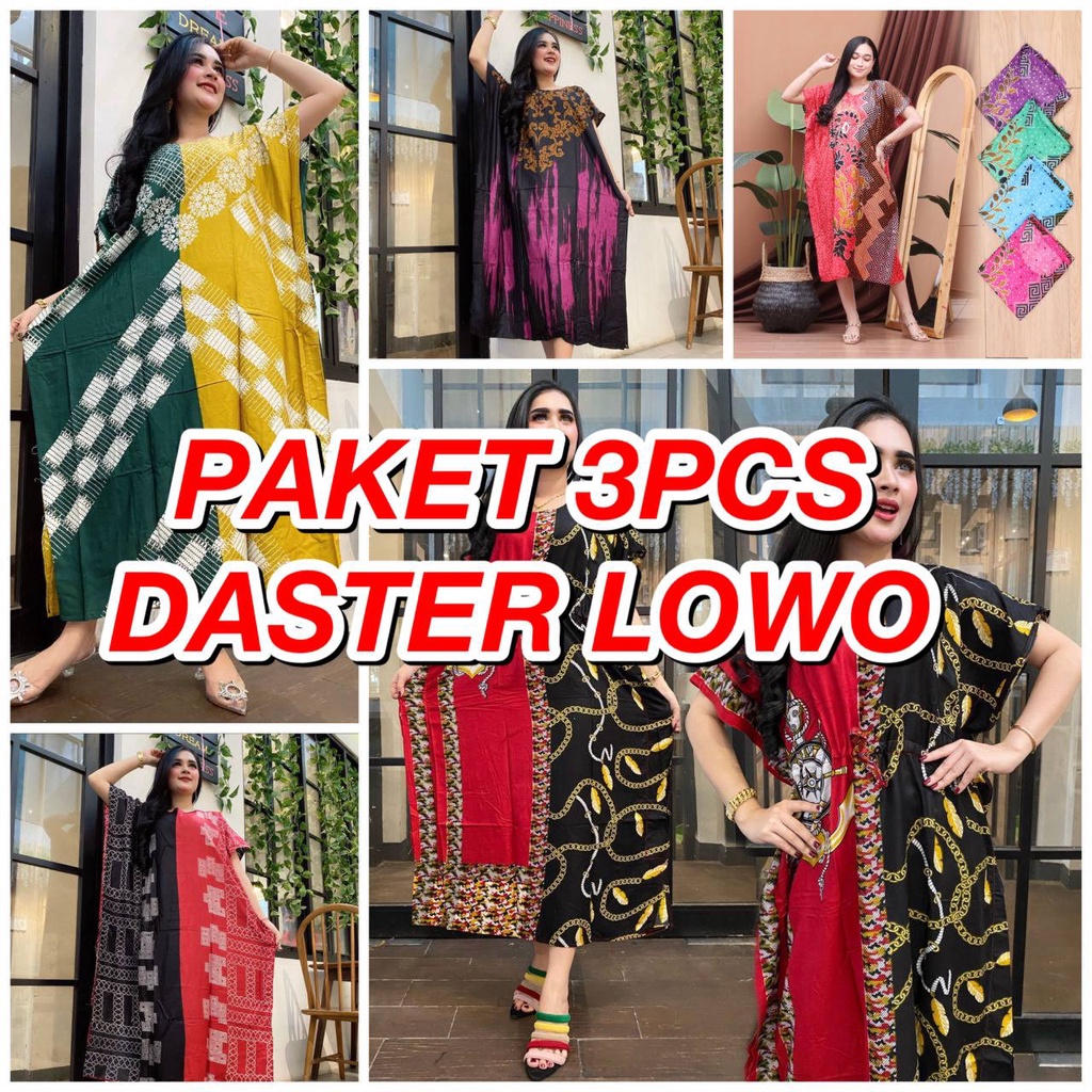 DASTER JUMBO RANTAI MBAH MINTO TOKYO | DASTER RAYON NON RUFLE | DASTER KEKINIAN KELELAWAR KALONG LOWO JUMBO | 3 PCS DASTER LOWO JUMBO