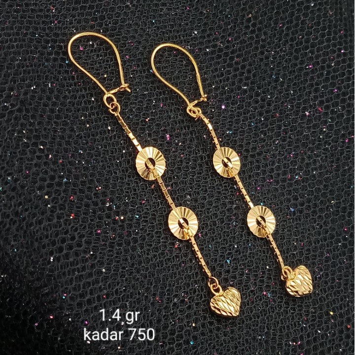 Anting Emas 17K - 1.4 gr Kadar 750 - 899