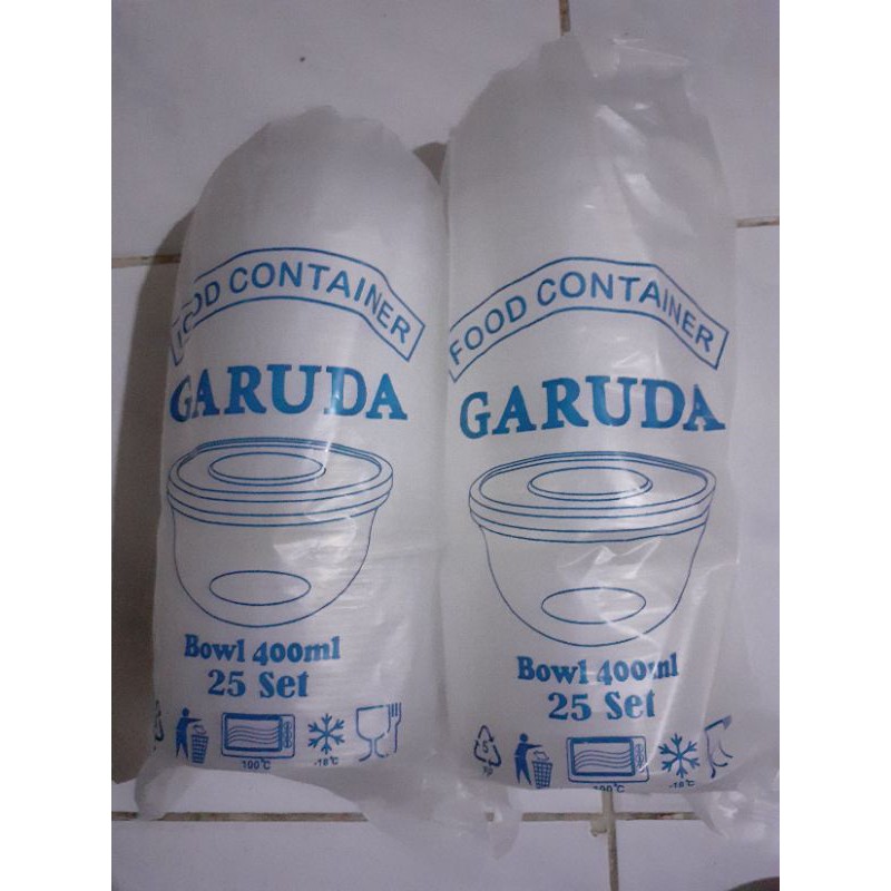 

Thinwall / food bulat container murah 400 ml isi 25