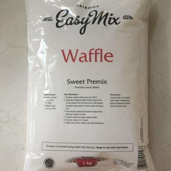 

PROMO Tepung Premix Sriboga Easymix Waffle 1kg