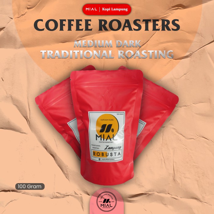 

Kopi Lampung Robusta 100 Gram Bubuk Coffee Roaster - MIAL