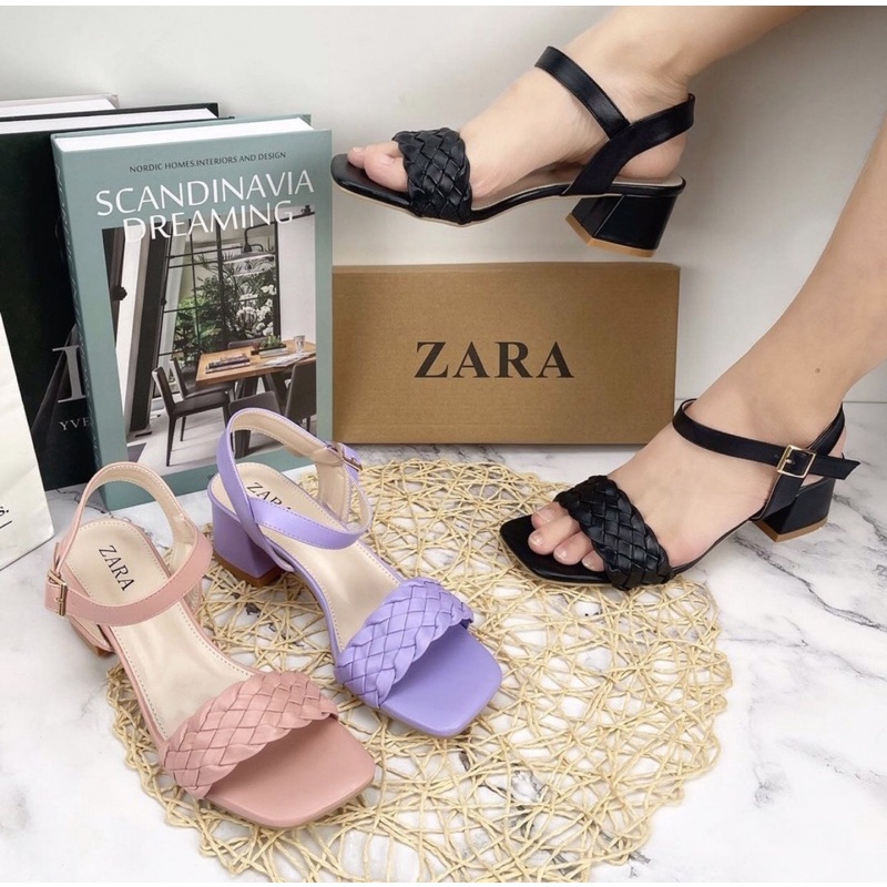 Heels 92822 sepatu sendal wanita import realpict
