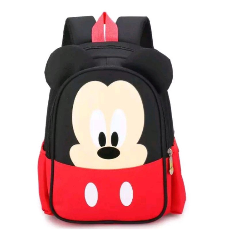 DAEYBAG-TAS RANSEL ANAK PAUD/TK/SD MOTIP PRINT MUKA MICKY MOUSE