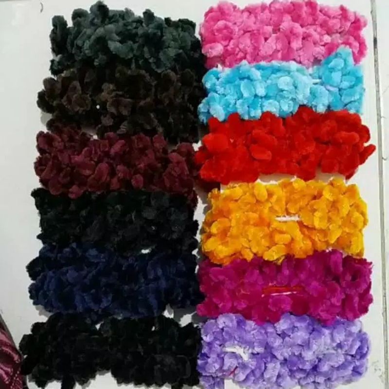 Senada Victory Scrunchie Ubur Ubur Ikat Rambut Ubur Ubur Cendol Mini Cepol Mini