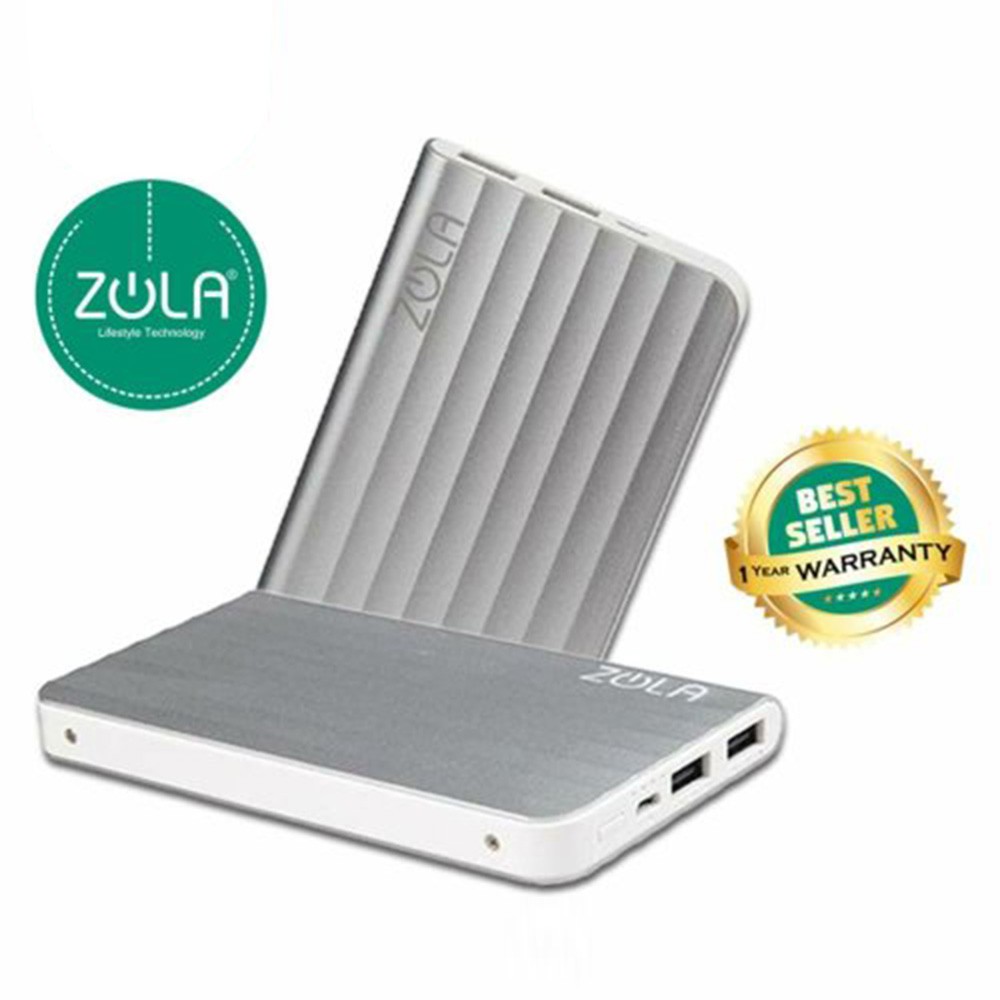 POWERBANK ZOLA 6000 MAH POWERBANK 2 PORT USB POWERBANK ZOLA RIPPLE 6000 mAh