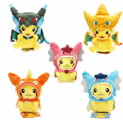 Boneka Pokemon Go Pikachu Charmander Charizard Mega Charizard Cute Plush Toy Kawai