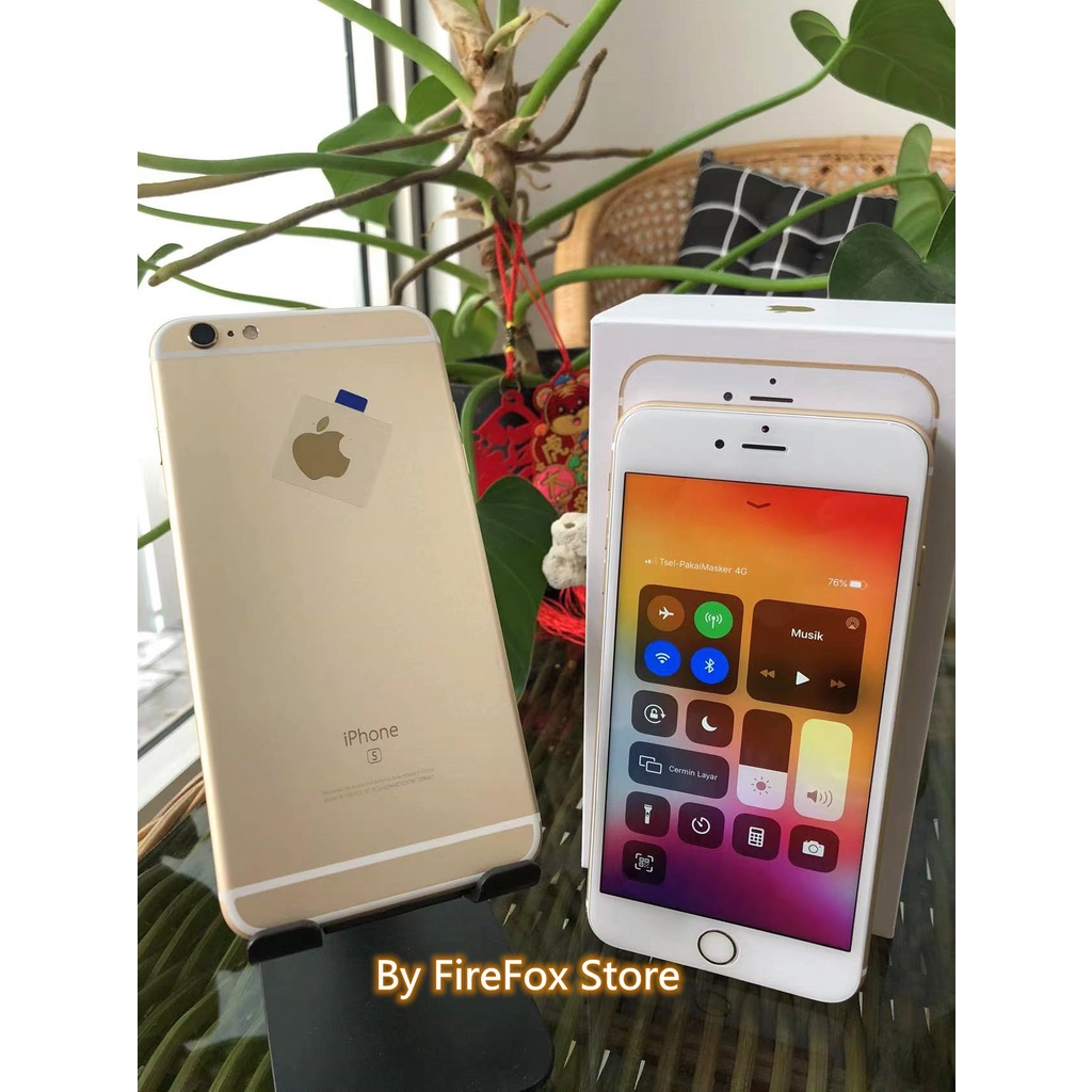 iPhone 6S Plus 32GB Fullset  All Sim Silent Original Second Mulus100% 3utools All Green (Garansi 1 Tahun)-2