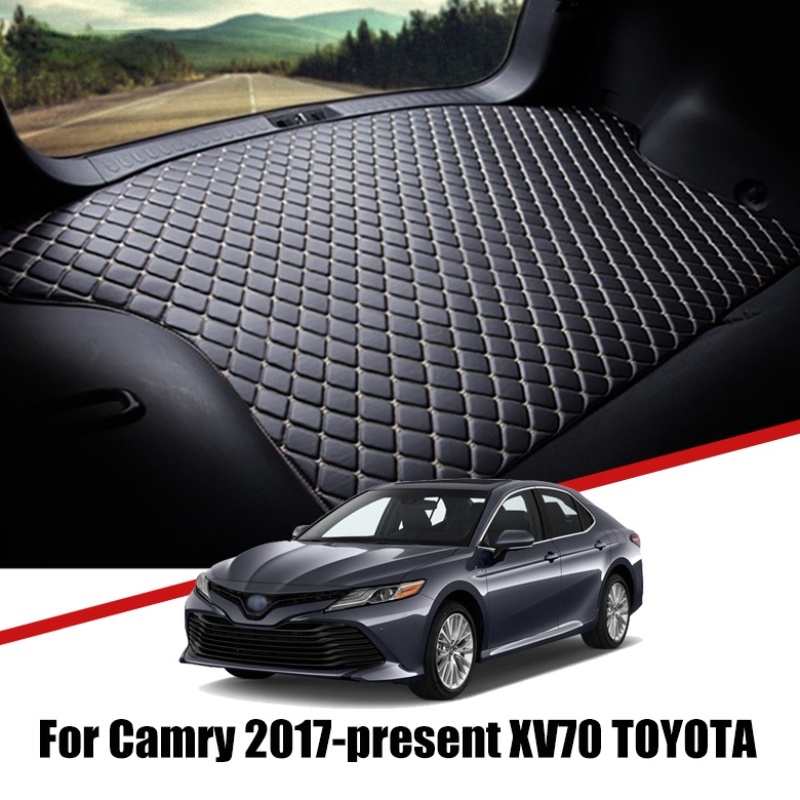 Matras Pelindung Bagasi Mobil Bahan Kulit Premium Untuk Toyota Camry 2017-2022