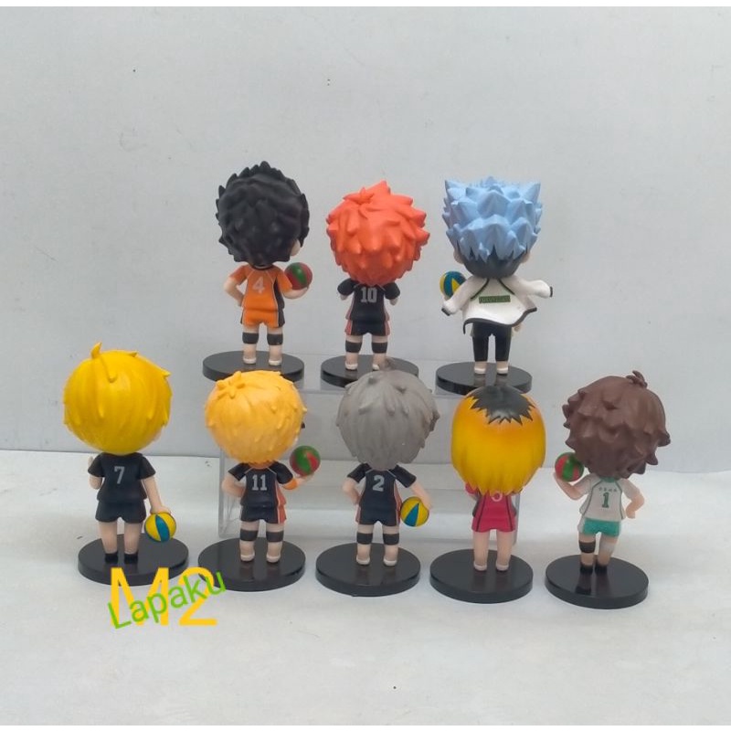 Sale Anime Cartoon BabyCoz Haikyuu Figure set 8pcs